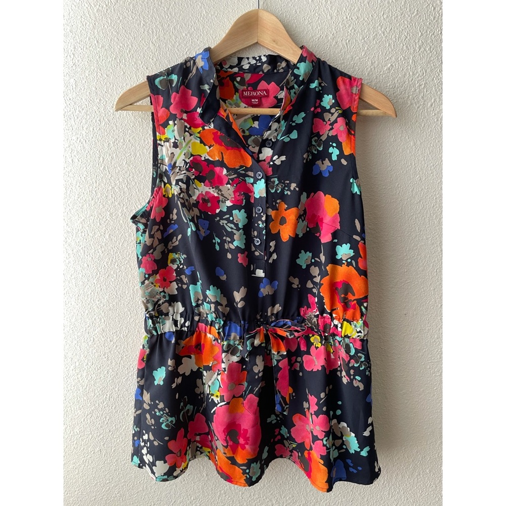 Floral Peplum Top